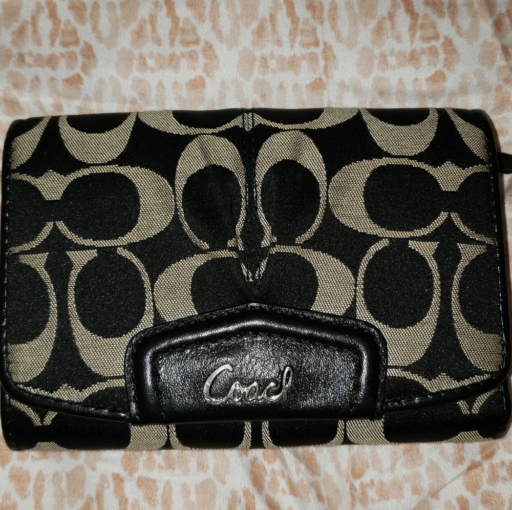Authentic coach wallet